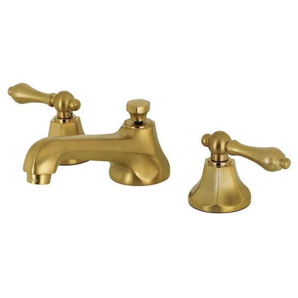 KS4467AL 8" Widespread Bathroom Faucet, Brushed Brass